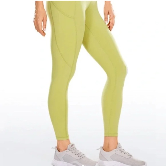 CRZ YOGA Pants - Women’s Crz Yoga Green/Yellow Leggjng Size S
